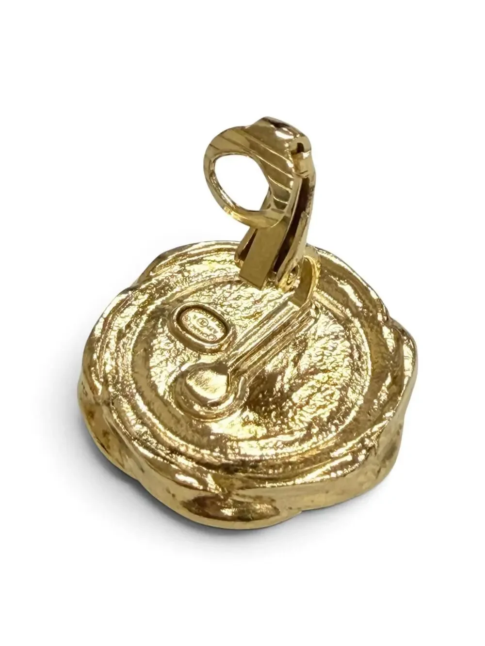 Chanel Cc Logo Clip-On Earrings Gold- #357896C72B